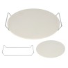 Pizzasteen (33cm) met houder