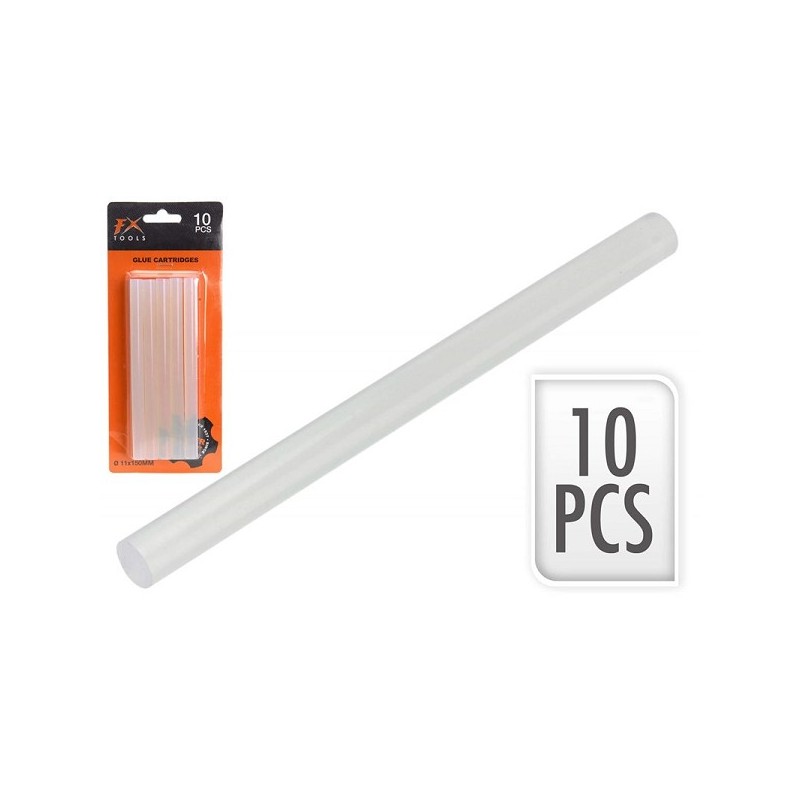 FX Tools Cartouches de colle 10 pièces 15x1,1cm