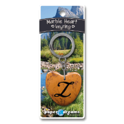 Marmer Sleutelhanger Hart - Z