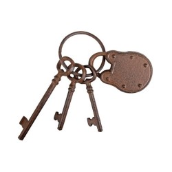 Esschert Design Sleutelbos 8x7x20cm Gietijzer