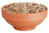 Esschert Design Vuurpot met stro Ø16cm terra cotta, stro, was