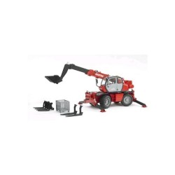 Chariot télescopique Bruder Manitou MRT avec accessoires