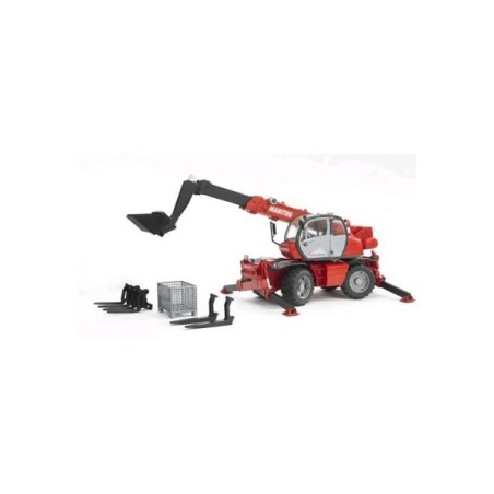 Chariot télescopique Bruder Manitou MRT avec accessoires