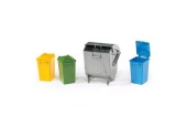 Bruder Ensemble de poubelles 4 pièces