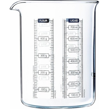Verre doseur en verre Pyrex KITCHEN LAB 750ml