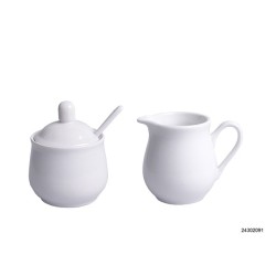 Ensemble crème 2 pcs blanc