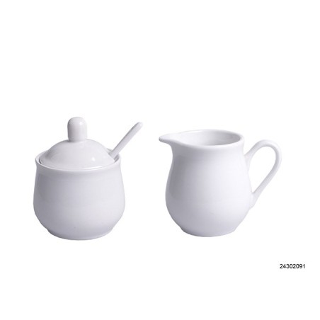 Ensemble crème 2 pcs blanc