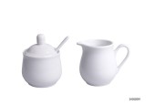 Ensemble crème 2 pcs blanc