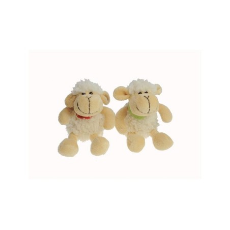 Pluche Schaap Soft 12cm Met Sleutelring. Verkrijgbaar In Twee Verschillende
