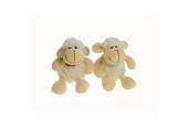 Pluche Schaap Soft 12cm Met Sleutelring. Verkrijgbaar In Twee Verschillende
