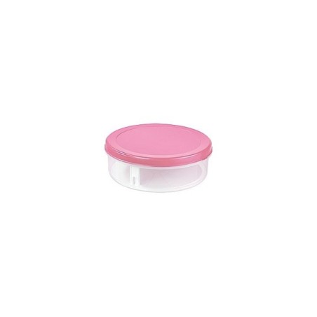 Sunware Fun-Baking Boîte à gâteaux avec ascenseur 8,3 litres transparent/rose diamètre33x12cm