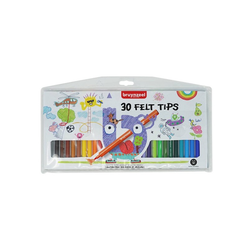 Bruynzeel 30 Felt Tips