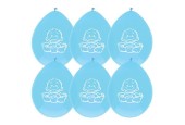 Ballons Bébé Garçon Bleu 30cm 6pcs
