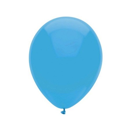 Ballonnen Middenblauw 30cm zak a 10stuks