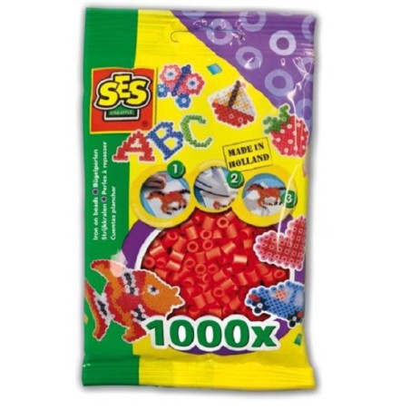 Ses Perles À Fusibles Rouge 1000pcs