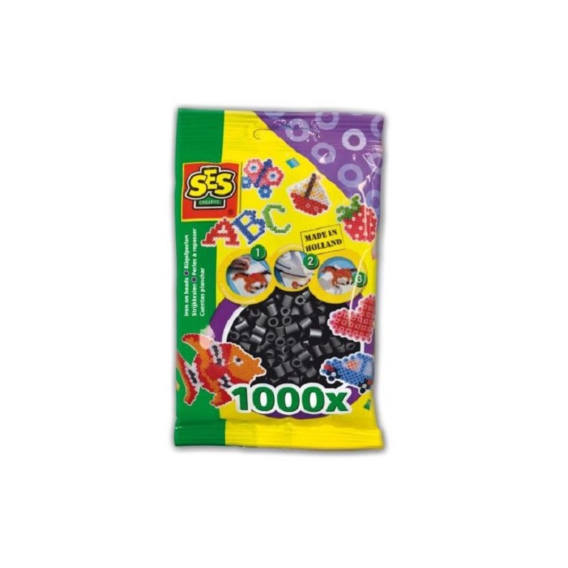 Ses Perles À Fusibles Noir 1000pcs