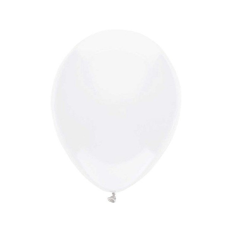 Ballonnen Wit 30cm zakje 10stuks