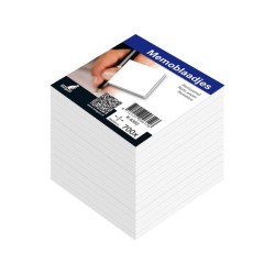Memoblok Kubusvulling 9x9x9cm Wit Kangaro