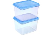 Sunware Club Cuiise coffret congélateur 1,9 litre transparent / bleu lot de 2 pièces 17,5x14,11,4 cm