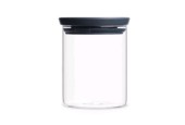 Brabantia Boîte de conservation empilable 600ml verre dia.10,4x13cm