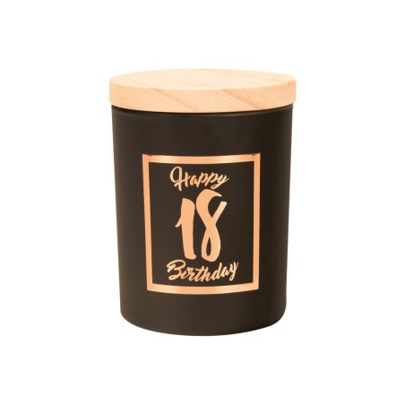 Paperdreams Geurkaars Klein Roze/zwart - 18 Jaar