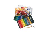 Crayons de couleur Bruynzeel 60 pièces + gomme et taille-crayon