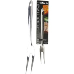 Excellent Houseware Fourchette à viande en acier inoxydable 32 cm
