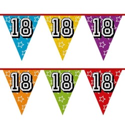 Ligne drapeau Holographique 18 ans 8 mètres