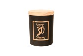 Paperdreams Geurkaars Klein Roze/zwart - 30 Jaar
