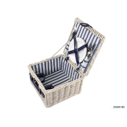 Panier pique-nique 2-pers blanc