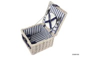 Picknickmand 2-pers wit