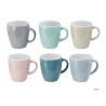 Tasse à café Senseo 160ml 6 couleurs uni (7x7x8cm )