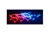 Bril hart LED assorti kleur