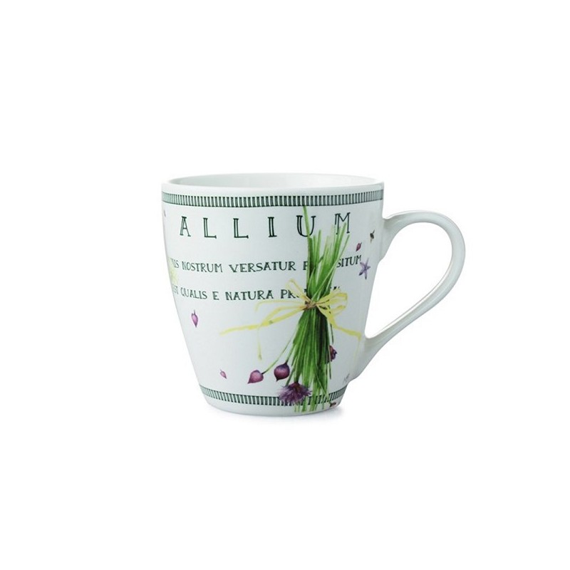 Tasse Ciboulette n°1 en coffret cadeau 48cl porcelaine 13x10x11 cm