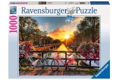 Ravensburger Puzzel 1000 stukjes Fietsen in Amsterdam