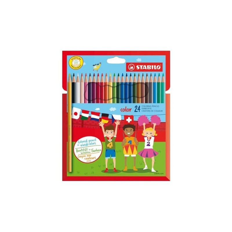 Stabilo kleur etui 24 stuks