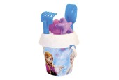 Adriatic Bucket set Frozen Ø18cm avec pelle, râteau et moules