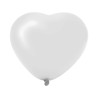 Ballons coeur blanc 6 pcs