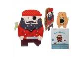 Horloge murale Pirate bois 21x29cm sur pile AA