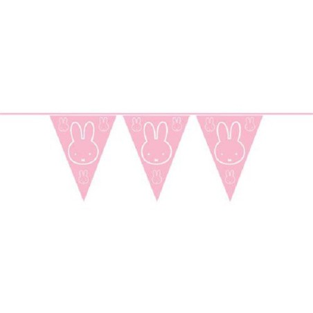 Vlaggenlijn PE Nijntje baby Roze 10m