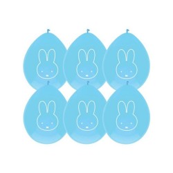 Ballons Miffy garçon 30cm 6 pièces