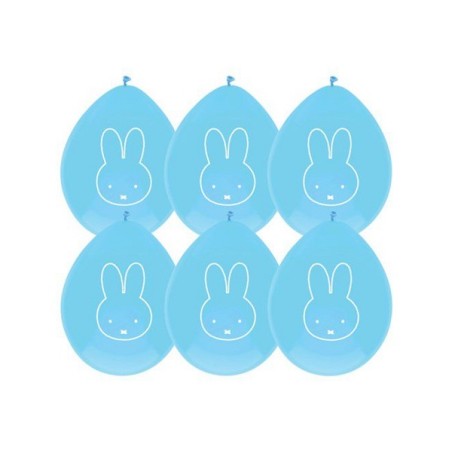 Ballons Miffy garçon 30cm 6 pièces