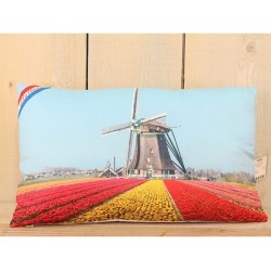Coussin impression photo décor hollandais 30x50cm