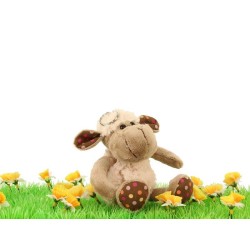 Pluche Schaap Tashanger Soft Curly 12cm
