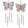Boltze Home Carillon à vent papillon Herta 17xh42cm