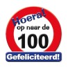 Huldeschild Verkeersbord -op Naar De 100
