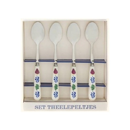 Cuillères à café Boerenbont lot de 4 pièces dans un emballage cadeau en acier inoxydable