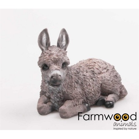 Farmwood Animals Tuinbeeld Ezel 21x12x16 Cm