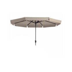 Parasol Syros Opdraai 350/8 Ecru Met Volant