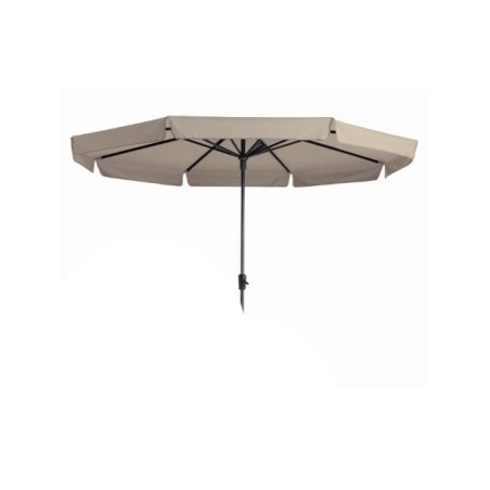 Parasol Syros Opdraai 350/8 Ecru Met Volant